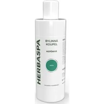 Koupelová pěna HERBASPA nepěnivá bylinná koupel Máta 400 ml