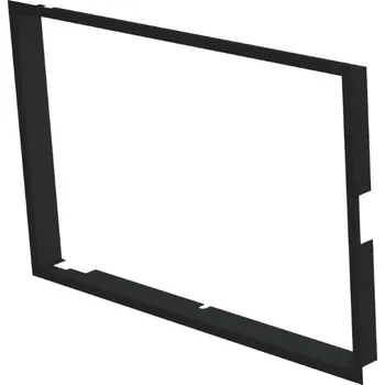 Krbová vložka Zazdívací rámeček 1x90° hloubka 60mm, černý, BeF Therm (V) 7