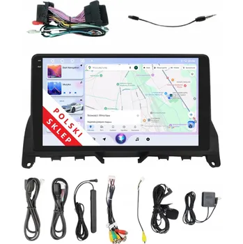 Autorádio 2DIN AUTORÁDIO S NAVIGACÍ ANDROID MERCEDES C W204 S204 CARPLAY DSP 6/128 GB LTE