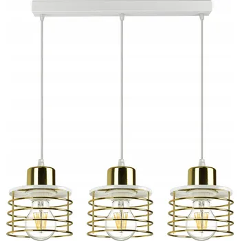 Závěsné svítidlo Lustr GLAMOUR Zlatý Chrom Měď