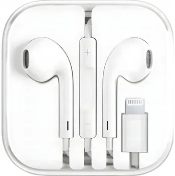 Sluchátka SLUCHÁTKA DO UŠÍ DRÁTOVÁ LIGHTNING PRO IPHONE XS XR 11 12 13 14 PRO MAX