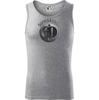 Šedesátník Československý - Tílko pánské Core - M ( Tmavě šedý melír )