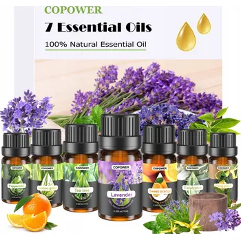 Vonný olej ESENCIÁLNÍ OLEJE PRO DIFUZÉRY AROMATERAPIE 7 OLEJŮ OBJEM 10ML