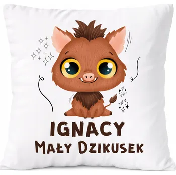 Polštář Dárek Polštář pro syna s potiskem v srpnu