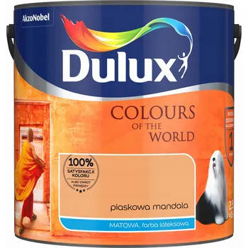 barva na zeď Dulux Barvy světa 2.5 l Písková Mandala