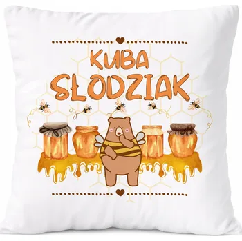 Polštář Dárek Polštář pro Adama, syna, dítě s potiskem