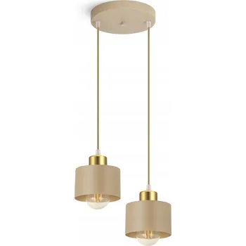 Závěsné stropní svítidlo lustr kašmír ecru béžová 485-EZ2 obývací pokoj jídelní stůl LED