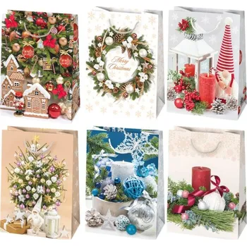 Dárková taška Dárková taška vánoční T5 87, 23x32x11cm