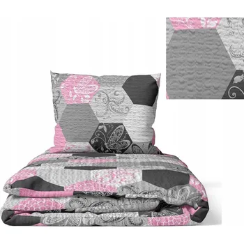 Povlečení Krepové povlečení 200x220 cm + 2x 70x80 cm POLSKÁ VÝROBA Plátky Medu Růže