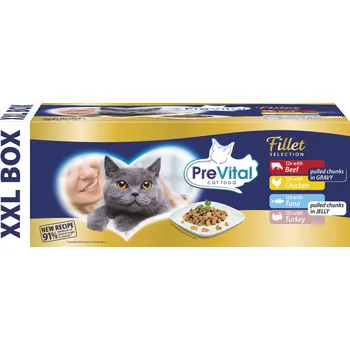 Krmivo pro kočku Prevital krmivo mix chutí 4,08 kg