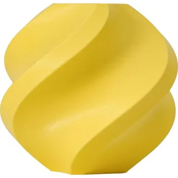 3D tisk Bambu Lab PLA matné vlákno 1,75 mm 1 kg – součástí balení s opakovaně použitelnou cívkou – citronově žlutá