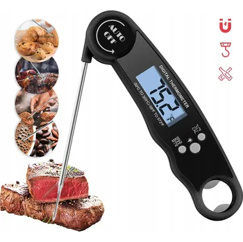 Kuchyňský teploměr KUCHYŇSKÝ TEPLOMĚR -50-300°C BEZDRÁTOVÝ DIGITÁLNÍ LCD SONDA NA MASO STEAKY