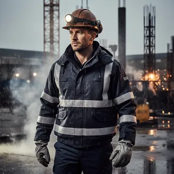 pracovní bunda Portwest Bunda BIZFLAME TREBEL PILOT WINTER, různé barvy Velikost L námořní modrá