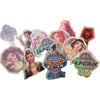 Obraz Toppery na Cupcakes, zákusky, ovoce - sada 12 ks – Motiv K-pop Huntrix