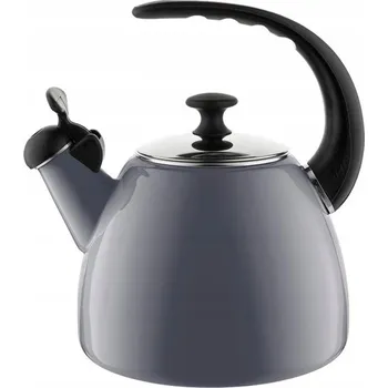 Varná konvice Tradiční ocelová smaltovaná Konvice Florina 2,5 l šedá