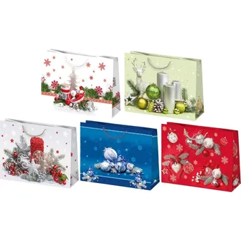 Dárková taška Dárková taška vánoční T8 33, 38x29x10cm