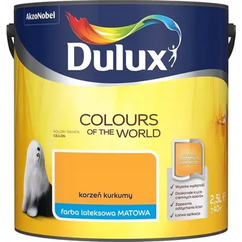 barva na zeď Barva latexová barva Dulux 2,5 l Kořen Kurkumy matný