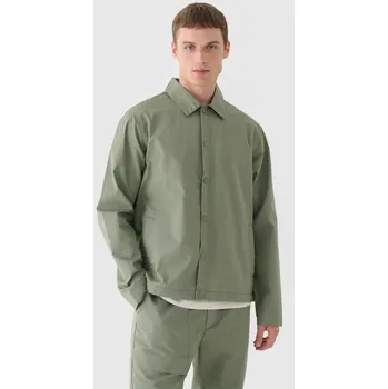 Pánská mikina Pánské přechodné košilové sako 4F 4FRSS24TTJAM0887-44S pánské m