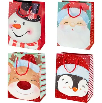 Dárková taška Dárková taška vánoční 24T074, 42x30x12cm