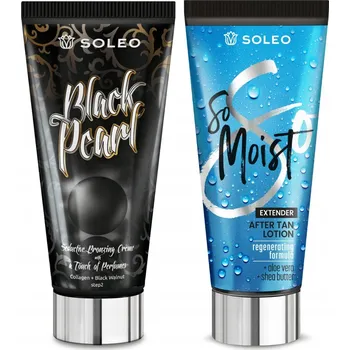 Opalování SOLEO BLACK PEARL 150 Ml SILNÝ BRONZER NA OPALOVÁNÍ + BALSAM PO OPALOVÁNÍ