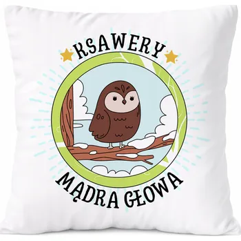 Polštář Dárek Polštář pro syna s potiskem v srpnu