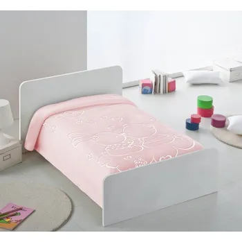 Dětská deka Dětská španělská deka Piel 80x110 cm - Kiss, přírodní bílá, PIEL S.A.