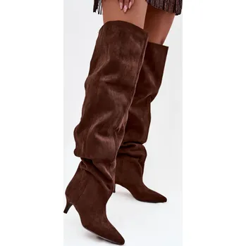 Dámské kozačky Kozačky na podpatku model 219135 Step in style 39