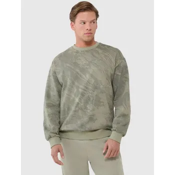 Pánská móda Pánská mikina s kapucí bez svetru 4F 4FWSS25TSWSM1582-44A xxl