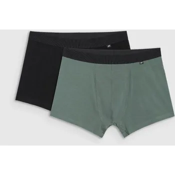 Pánské spodní prádlo Pánské boxerky (2 balení) 4F 4FWAW25UBXSM062 4F 4FWAW25UBXSM062-92S S