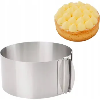 Forma na pečení FORMA NA DORT 15CM Nastavitelný 16-30CM FORMA NA DORT s kruhovým DORT AG858B