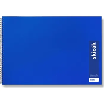 BOBO Skicář "Modrák" A3, 25 bílých listů