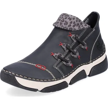 Dámská zimní obuv DÁMSKÉ KOTNÍKOVÉ BOTY RIEKER 45983-00 ČERNÁ Barva: Černá, Velikost: 36