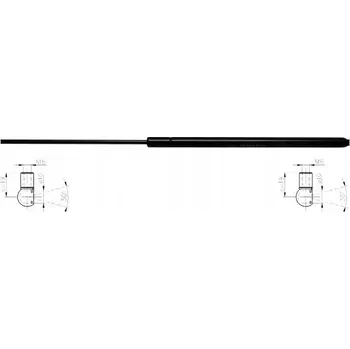 Dveře karosérie Plynová vzpěra zavazadlového prostoru Starline 70.35.800