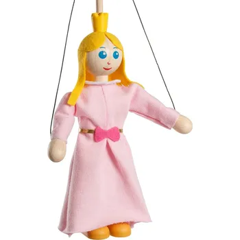 plyšák Loutka Princezna růžová, 14 cm