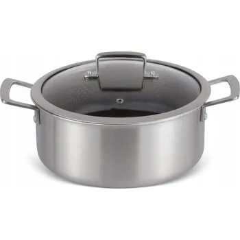 Pánev TŘÍVRSTVÝ NEREZOVÁ OCEL HRNEC 24 CM, PÁNEV 10,5 CM, MP-2701