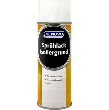 Barva ve spreji Renovo Barva základní na skvrny a mapy Bílý podklad ve spreji 400ML