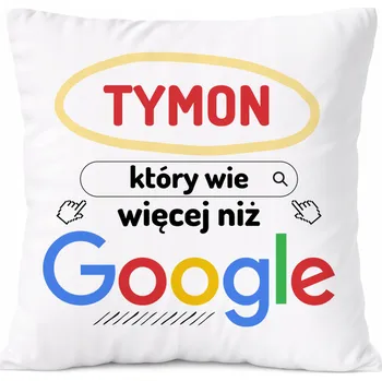 Polštář Polštář pro kmotra jako Dárek s s potiskem a fotografií Bílá PoliDraw