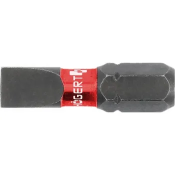 Bit HOGERT Rázový šroubovací bit SL 6, 25 mm, 5 ks