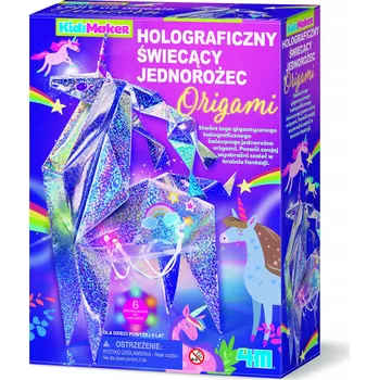 kreativní sada Kreativní sada - Holografický jednorožec origami s osvětlením