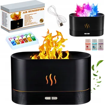 Zvlhčovač vzduchu Zvlhčovač vzduchu ADE Zvlhčovač Difuzér s LED efektem plamene