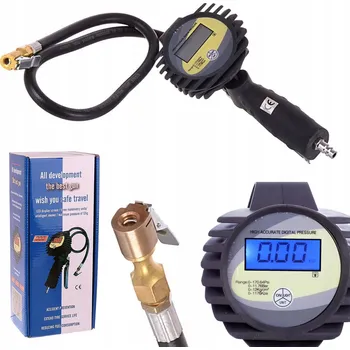pumpička HUŠTIČKA PNEUMATIK S ELEKTRONICKÝM MANOMETREM DIGITAL AUTO BAR PSI