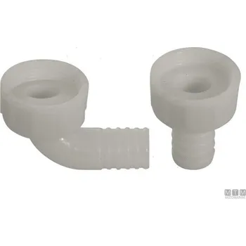 Člun MTM Vypouštěcí zátka - Hadicová spojka Rohový 90 ° - 1"1/4 > 25 mm