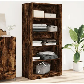 Organizace kuchyně Šatní skříň kouřový dub 100 x 50 x 200 cm kompozitní dřevo Hnědá3307733