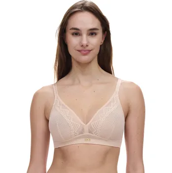 Dámské spodní prádlo Podprsenka bez kostic CHANTELLE (13XP0-11), Velikost 85F, Barva tělová