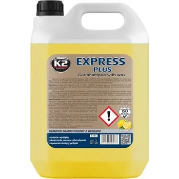 Autošampón K2 K145 EXPRESS PLUS 5 l - šampon s voskem karnauba