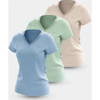 Dámské tričko Dámské tričko (SET 3 triček) 4F 4FWSS25TTSHF3098-90S L