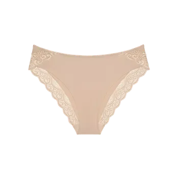 Kalhotky Dámské kalhotky Amourette Tai - YELLOW - sv. béžové 0026 - TRIUMPH YELLOW 40