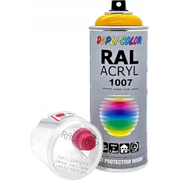 Barva ve spreji Dupli Color Akrylový lak ve spreji RAL 1007 Narcisově žlutá lesklá 400ML