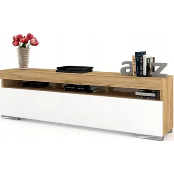 Komoda Bílá TV skříňka/komoda Dąb Craft, 180 cm