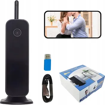 IP kamera MINI KAMERA SKRYTÁ ŠPIÓNSKÁ V ROUTERU WIFI DETEKCE POHYBU IR NOČNÍ VIDĚNÍ ÚHEL 145°